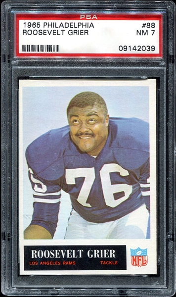 1965 Philadelphia #88 Roosevelt Grier PSA 7