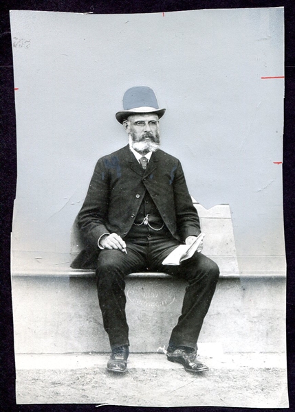Harry Wright Image For Kalamazoo Bats Card