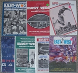 1970s/90s East-West Shrine Bowl Programs 9 Different