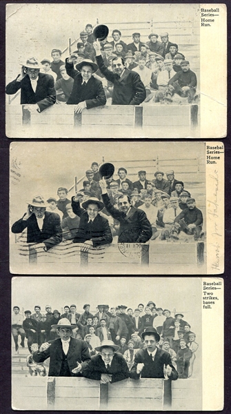 1907 Baseball Series Postcards