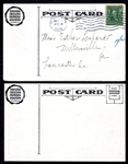 1907 Pittsburgh Flood Postcard Pair
