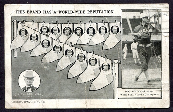 1907 Geo. W. Hull Doc White Postcard