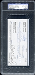 Orlando Cepeda Signed Check PSA/DNA Authentic