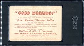 1889 Tobin Baby Kelly Trade Card SGC 3