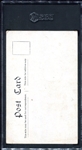 1914 Lawrence Semon Walter Johnson Postcard SGC 2.5