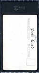 1914 Lawrence Semon Richard Rube Marquard Postcard SGC 1.5
