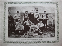 1901 Stockton Guard and Tackle Newspaper Baseball Team 