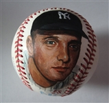 Roger Maris Hand Painted Baseball by Erwin Sadler