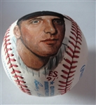 Roger Maris Hand Painted Baseball by Erwin Sadler
