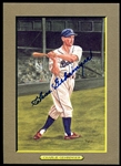 1988 Perez-Steele Great Moments Charlie Gehringer Signed