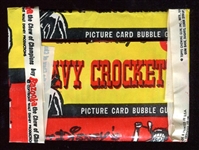 1956 Davy Crockett Wrapper Card & Gum