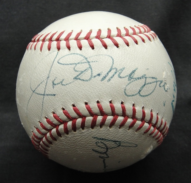 Joe DiMaggio Autographed Baseball JSA