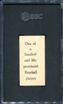 E107 O'Connor New York Highlanders SGC 1.5