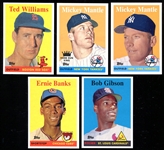 2008 Topps Heritage National Sports Collectors Convention 5 Card Set