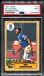 1987 Topps #170 Bo Jackson RC PSA 9