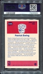 1986 Fleer Sticker #6 Patrick Ewing PSA 8 ST