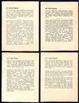 1952 Num Num Cleveland Indians 6 Different