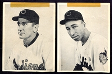 1952 Num Num Cleveland Indians 6 Different