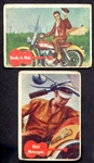 1956 Bubbles Elvis Presley Harley Davidson Cards 