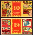 1963 Topps Valentines Foldees 8 Different