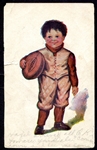 Early 1900's Football Litho Postcard