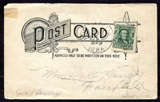 Early 1900's Football Litho Postcard