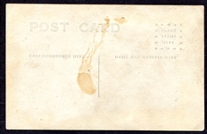 Early 1900's RPPC Football Team AZO Postcard
