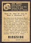 1951 Topps Ringside #26 Joe Miceli