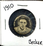 P2 Sweet Caporal Pin Beals Becker New York Giants