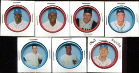 1963 Salada Baseball Coins 7 Different