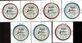 1963 Salada Baseball Coins 7 Different