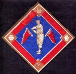 B18 Blanket Casey Stengel Blue Infield