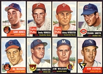 1953 Topps Lot of 16 Diff. w/Stars & High #
