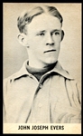1961 Wrigley Field Johnny Evers Post Card Back