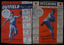 1936-1939 Wheaties Lot of 8