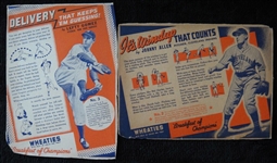 1936-1939 Wheaties Lot of 8