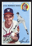 1954 Topps #20 Warren Spahn EX