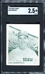 1949 Hages Dairy Gene Brocker San Francisco Seals SGC 2.5