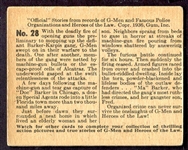 R60 G-Men #28 G-Men Deliver Death