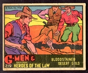 R60 G-Men #219 Bloodstained Desert Gold