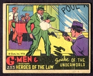 R60 G-Men #253 Snake of the Underworld