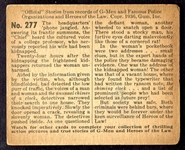 R60 G-Men #277 The Clue of the Chiming Clock