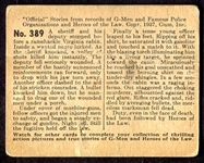 R60 G-Men #389 Payment in Blood and Fire