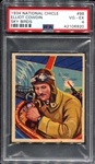 1934 National Chicle Sky Birds #98 Elliott Cowdin PSA 4