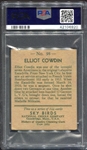 1934 National Chicle Sky Birds #98 Elliott Cowdin PSA 4