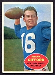 1960 Topps #74 Frank Gifford New York Giants