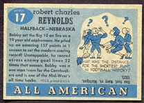 1955 Topps All-American #17 Bob Reynolds