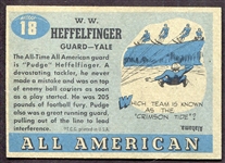 1955 Topps All-American #18 Pudge Heffelfinger SP