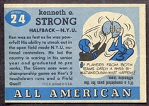 1955 Topps All-American #24 Ken Strong