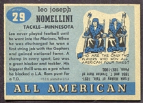 1955 Topps All-American #29 Leo Nomellini SP